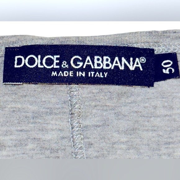 DOLCE & GABBANA “JAMES DEAN” GRAY T-SHIRT
